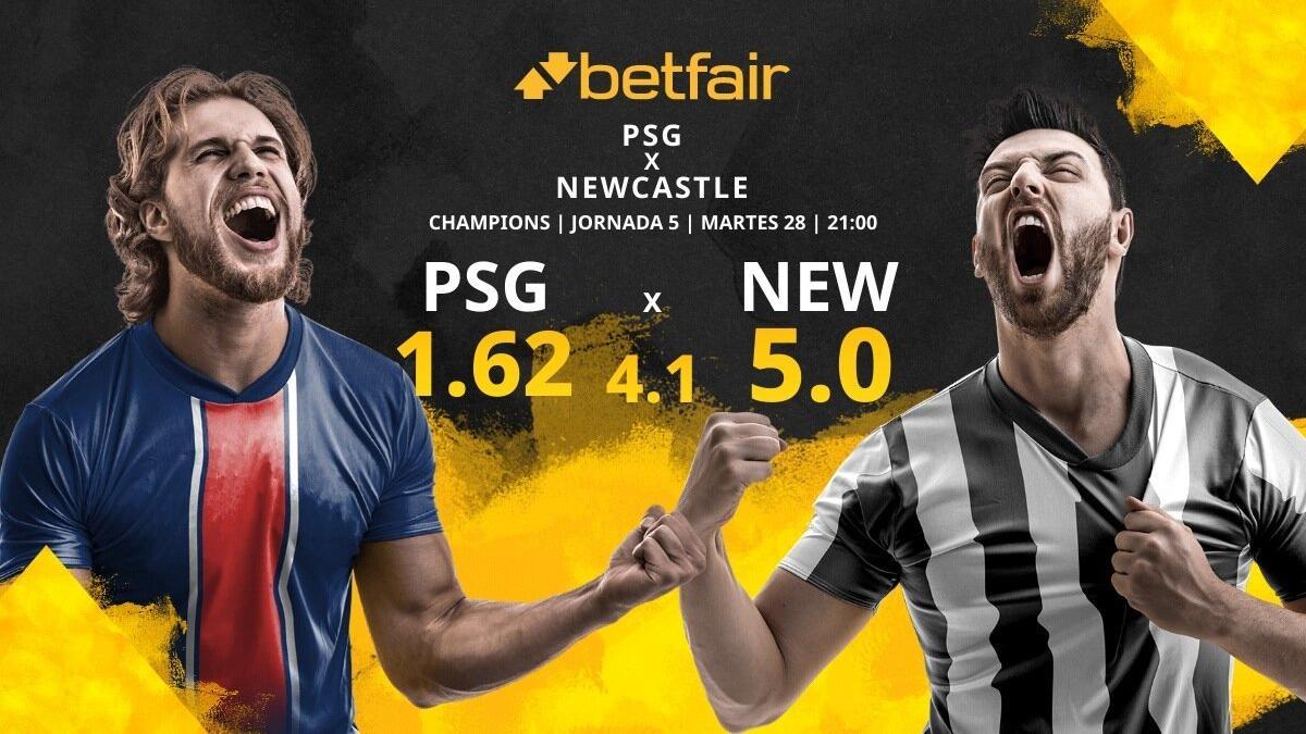 Paris Saint-Germain FC vs. Newcastle United FC: horario, TV, estadísticas, clasificación y pronósticos