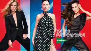 El Corte Inglés presenta su nueva campaña de primavera con las modelos Bianca Balti, Esther Cañadas e Izabel Goulart