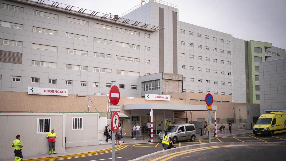 Exterior de las urgencias del Hospital Universitario Nuestra Señora de Candelaria.