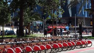 Estació del Bicing al Fòrum