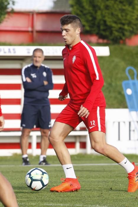 Entrenamiento del Sporting