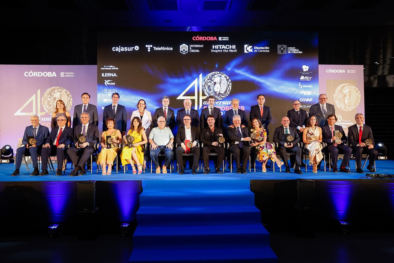 La gala del 40 aniversario de los Cordobeses del Año, en imágenes