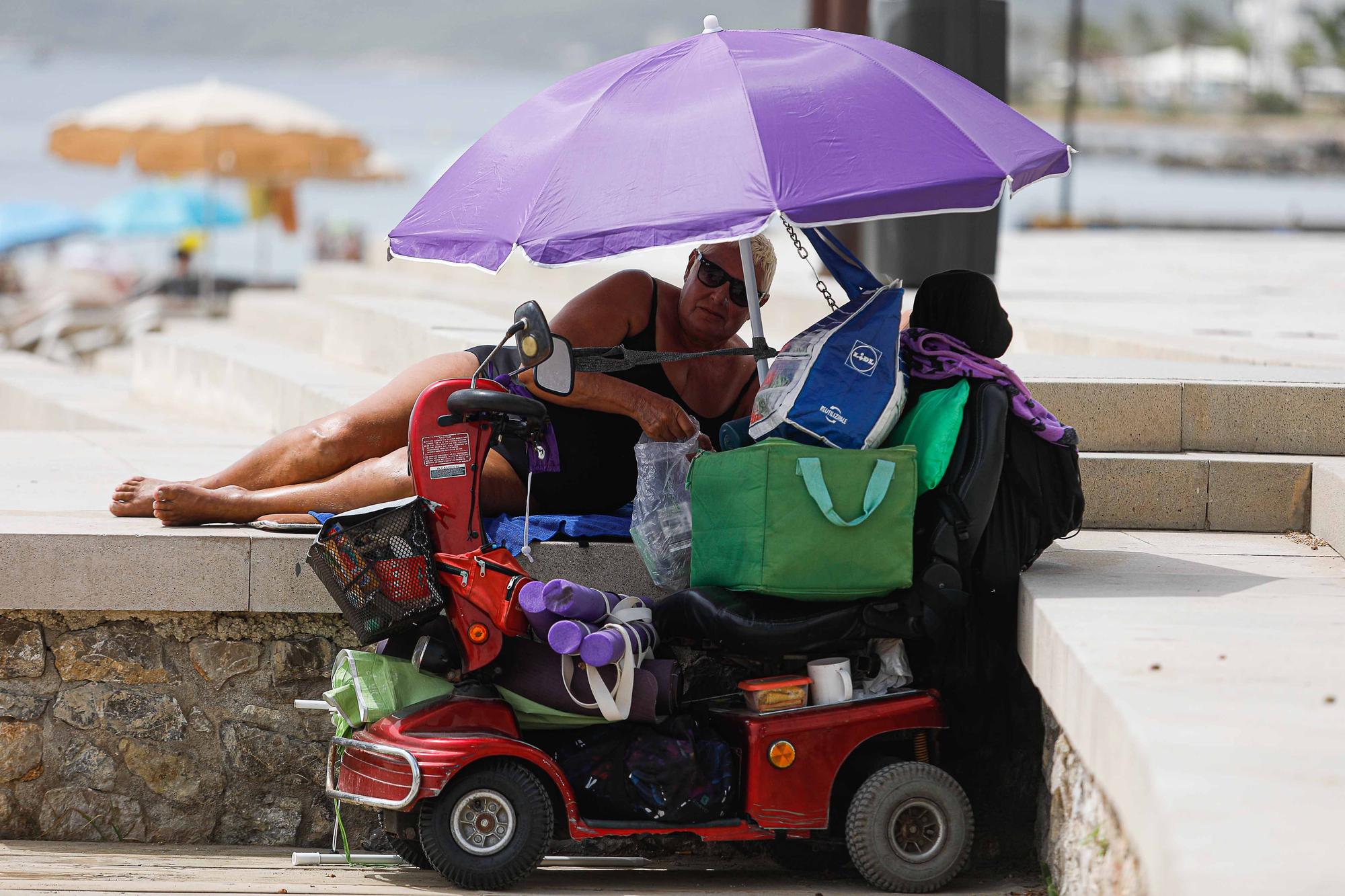 Récord de temperaturas en Ibiza y Formentera: las imágenes del calor