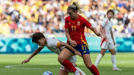 Alexia Putellas, una de las futbolistas más destacadas en el debut de España en los Juegos ante Japón