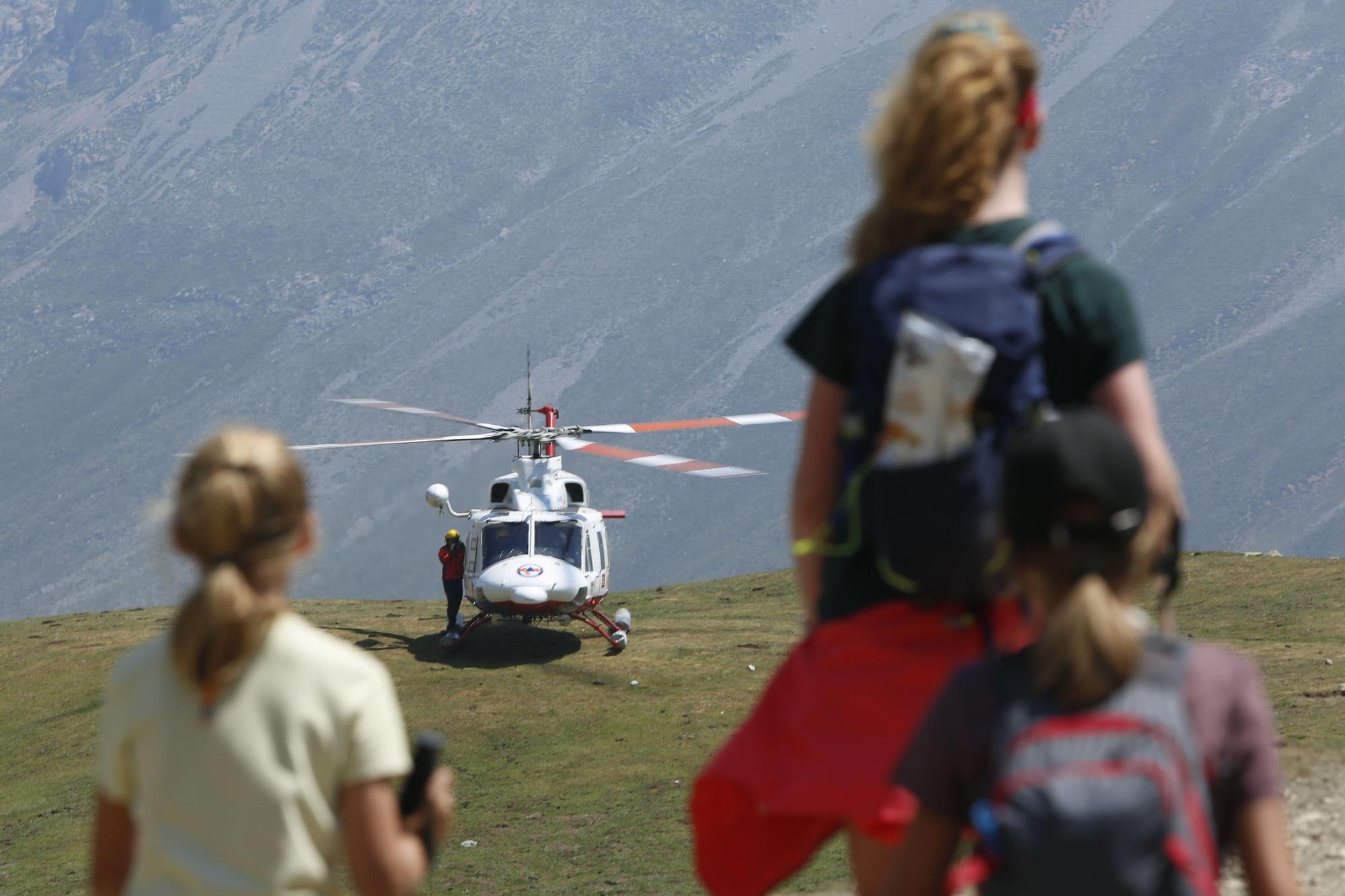 EN IMÁGENES: Así ha sido el simulacro de rescate en los Picos de Europa