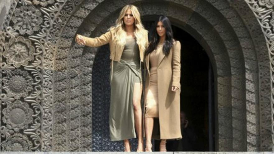 Las hermanas Kardashian revolucionan Armenia