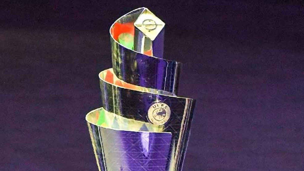 El trofeo que se llevará el campeón de la UEFA Nations League