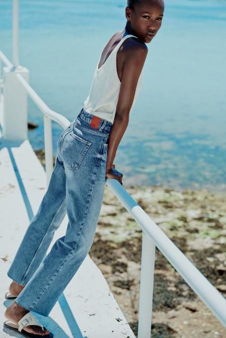 Pantalones zara vaqueros hotsell