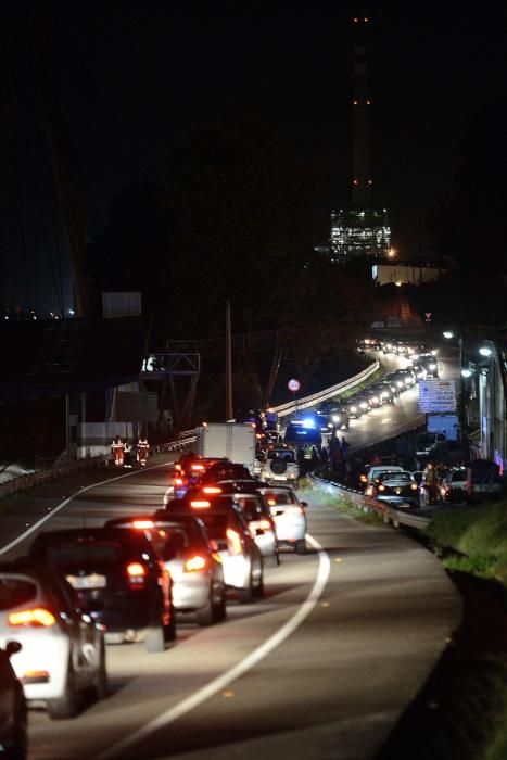 Accidente en el Corredor del Nalón