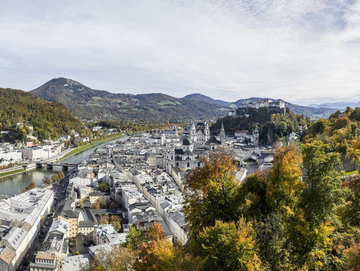 La belleza otoñal de Salzburgo