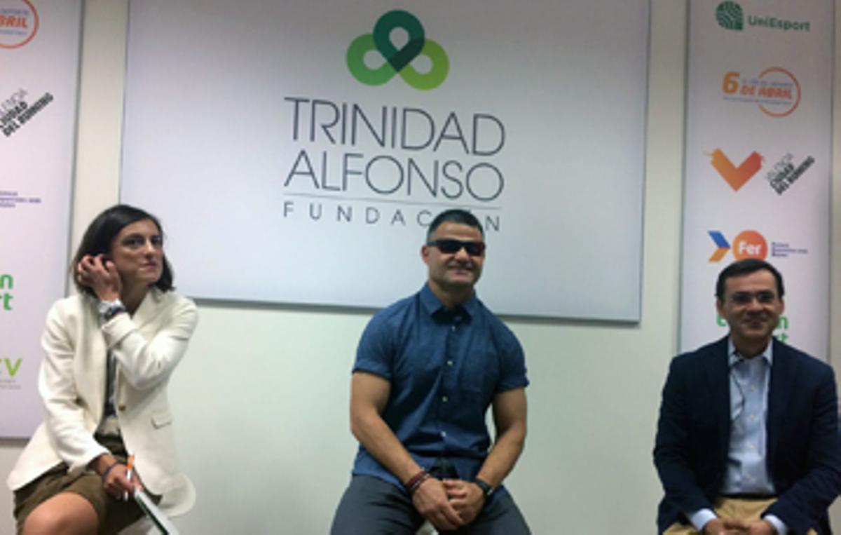 Casinos, en su despedida en la sede de la Fundación Trinidad Alfonso.