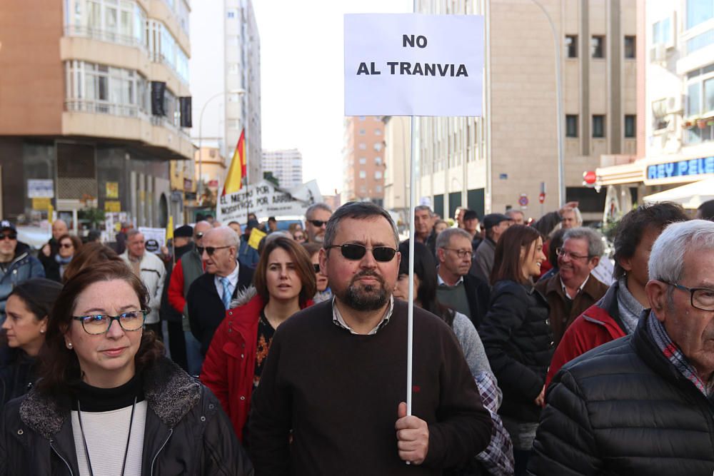 Protesta ciudadana por el tranvía al Civil