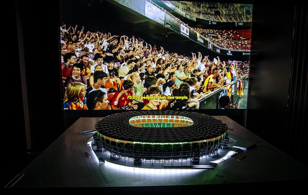 Primer imágenes del nuevo Mestalla por dentro