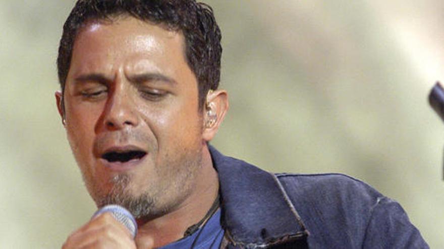 El cantante español Alejandro Sanz.