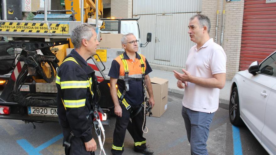 Ontinyent mejora la eficiencia energética de la calle José Iranzo con nuevas luminarias LED