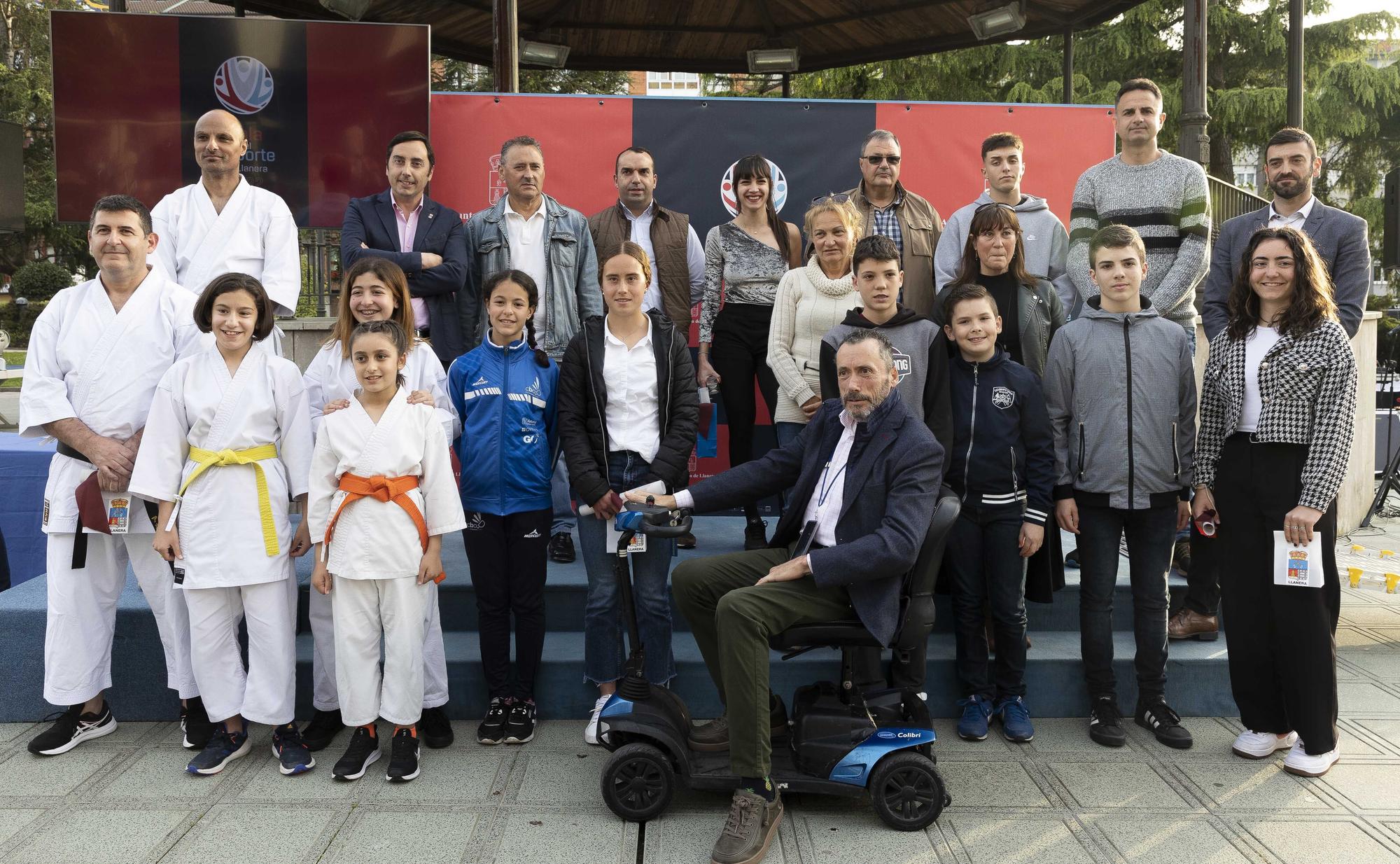 Así fue la gran gala del deporte de Llanera: todas las imágenes de la original cita, celebrada al aire libre