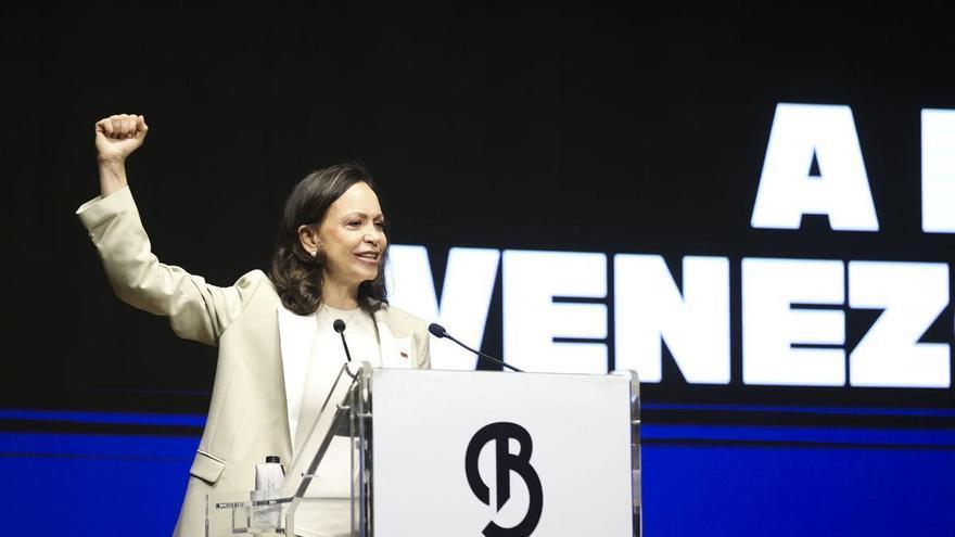 Corina Machado en España: 