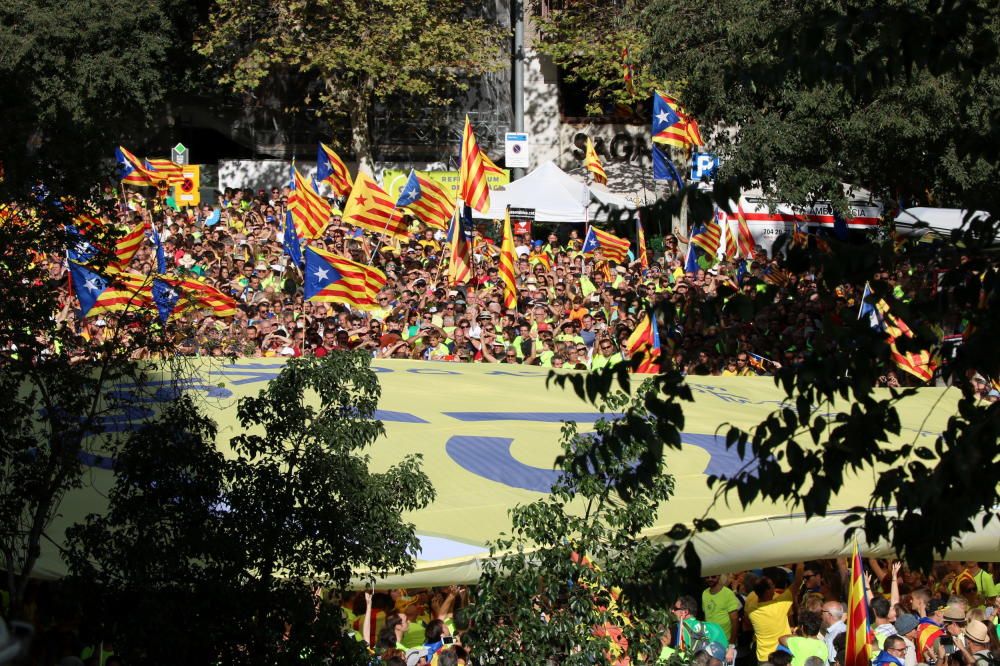 Concentració per la Diada 2017 a Barcelona