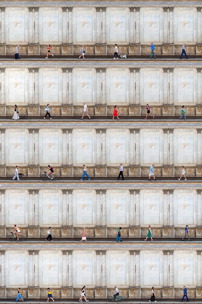 La obra Time Lapse. Corso Italia, Milano