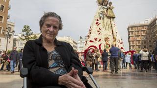 Adiós a Paquita, la "inventora" de la ofrenda