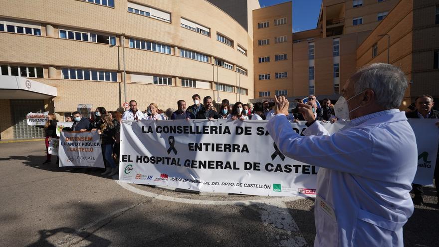 Manifiesto de la protesta en el Hospital General de Castelló