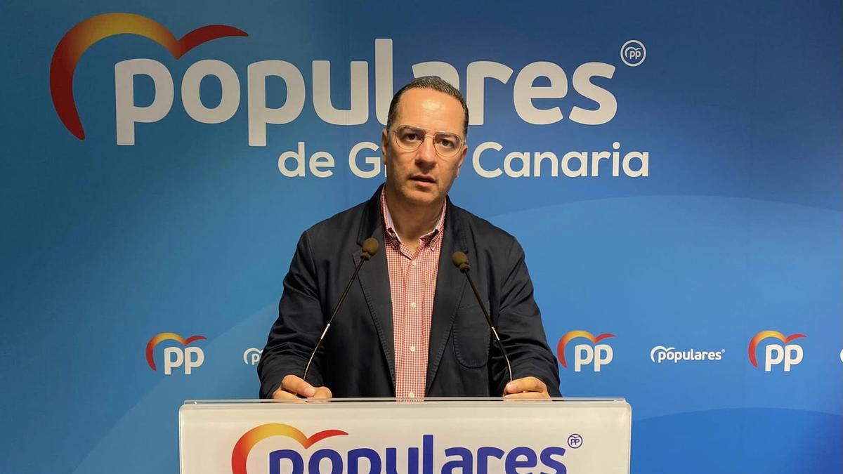 Archivo - El presidente del PP de Gran Canaria, Poli Suárez
