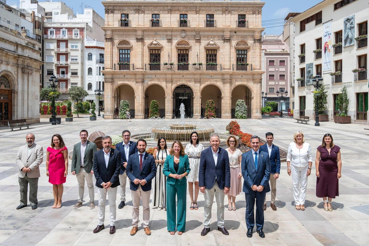 Equipo de gobierno del Ayuntamiento de Castelló.