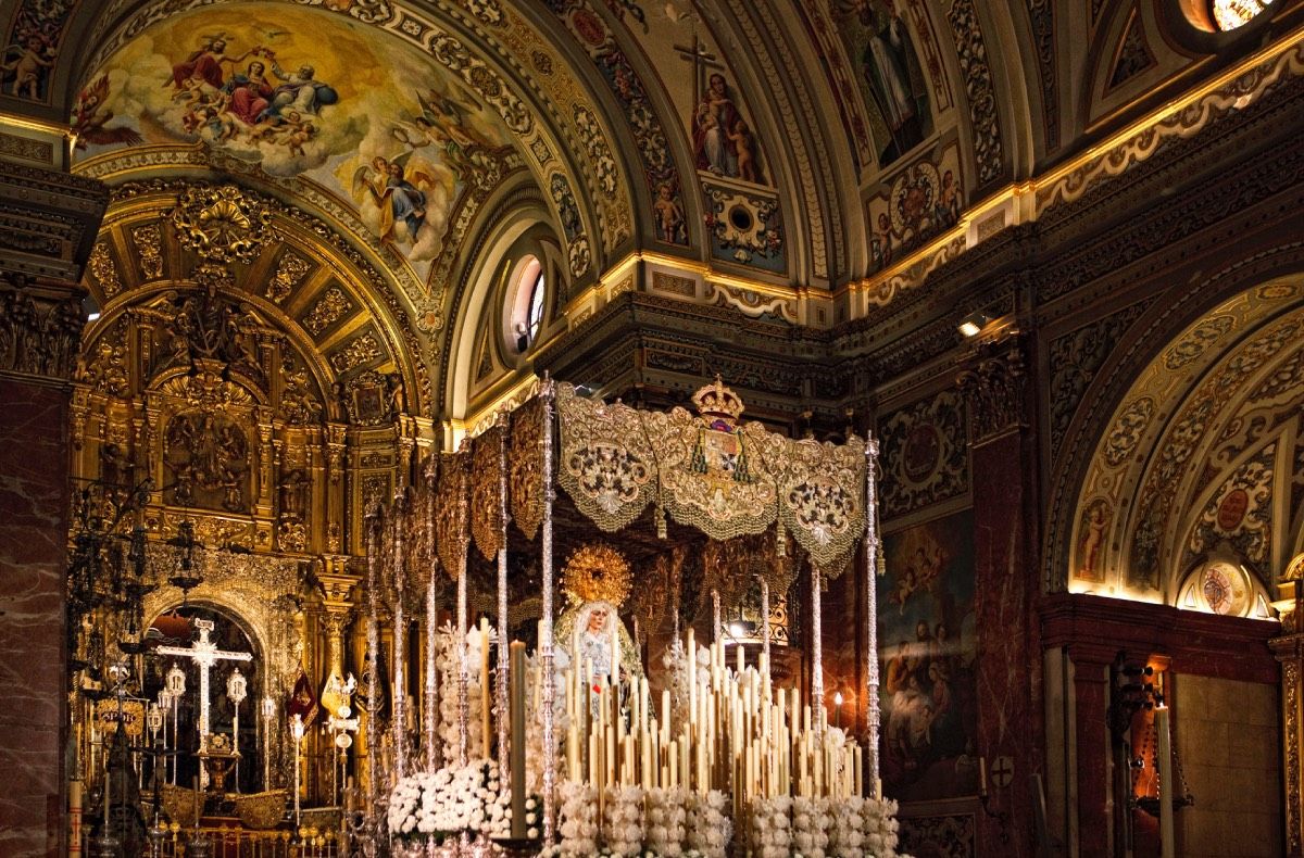 La Basícila de La Macarena en Semana Santa (Sevilla)