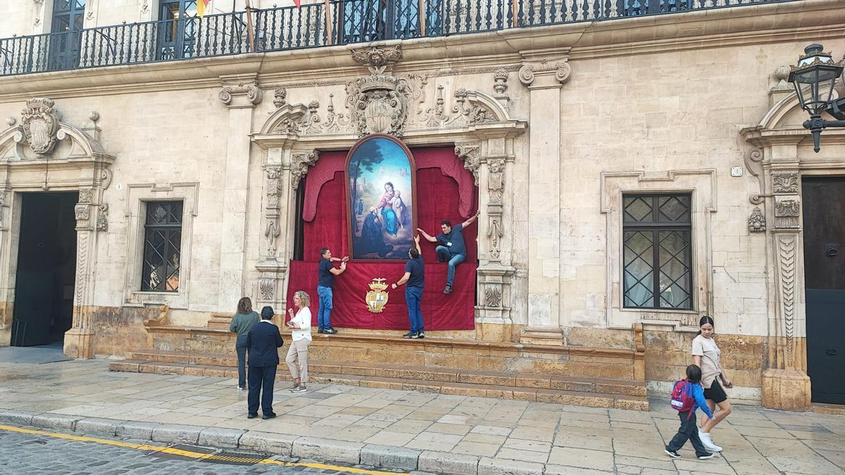 Die umstrittene Darstellung des San Alonso Rodríguez.