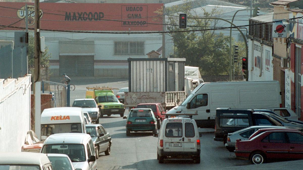 Imagen de la zona de la carretera de Medellín, donde actuaron los cacos.