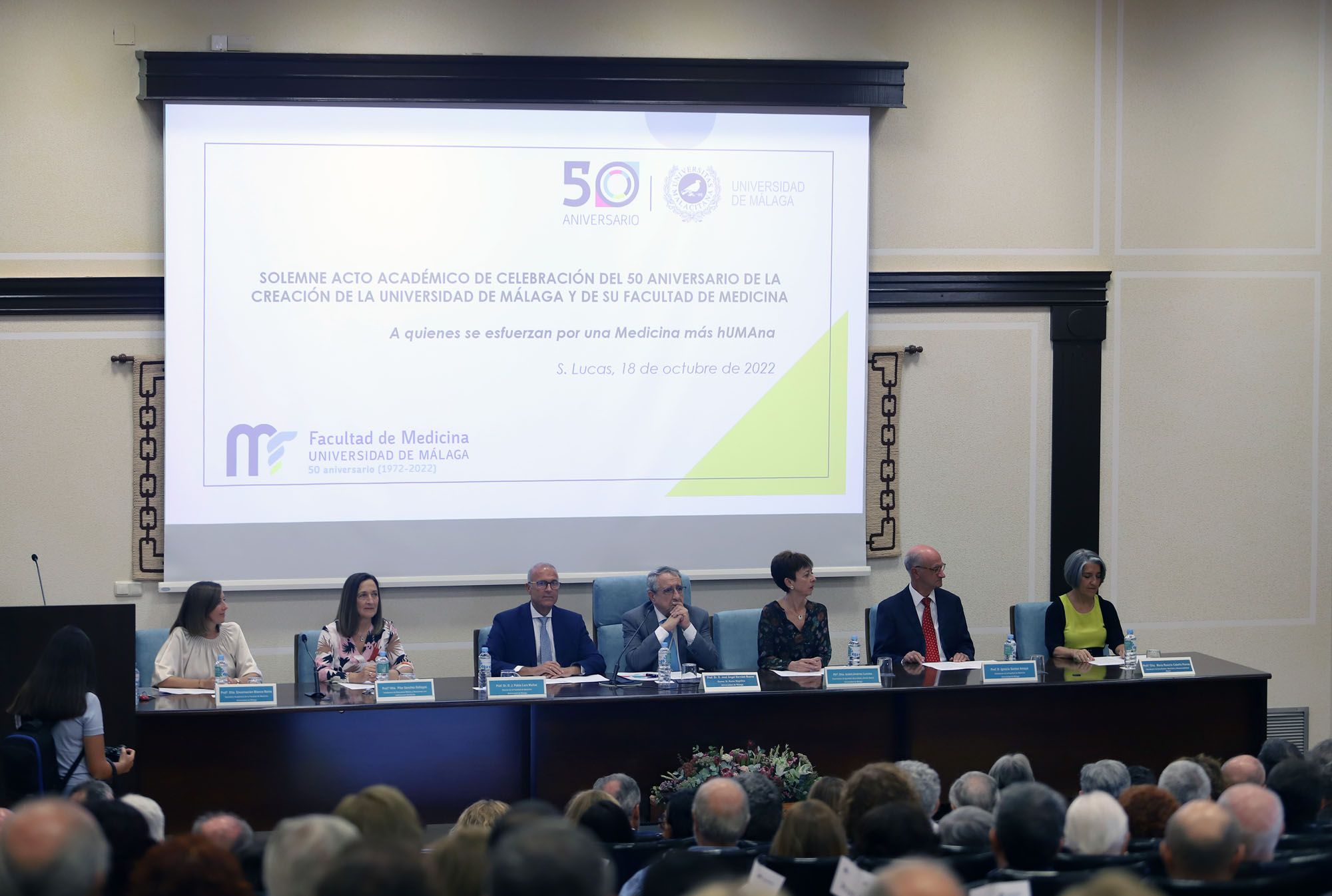 La celebración del 50 aniversario de la Facultad de Medicina, en imágenes