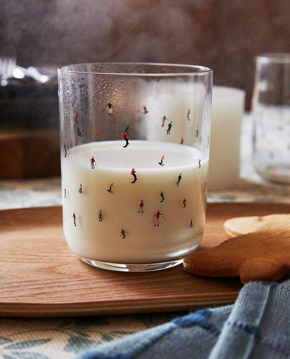 Vaso de Navidad de esquiadores de Zara Home