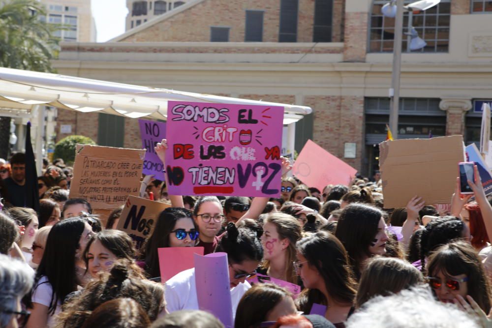 Movilización feminista en Alicante