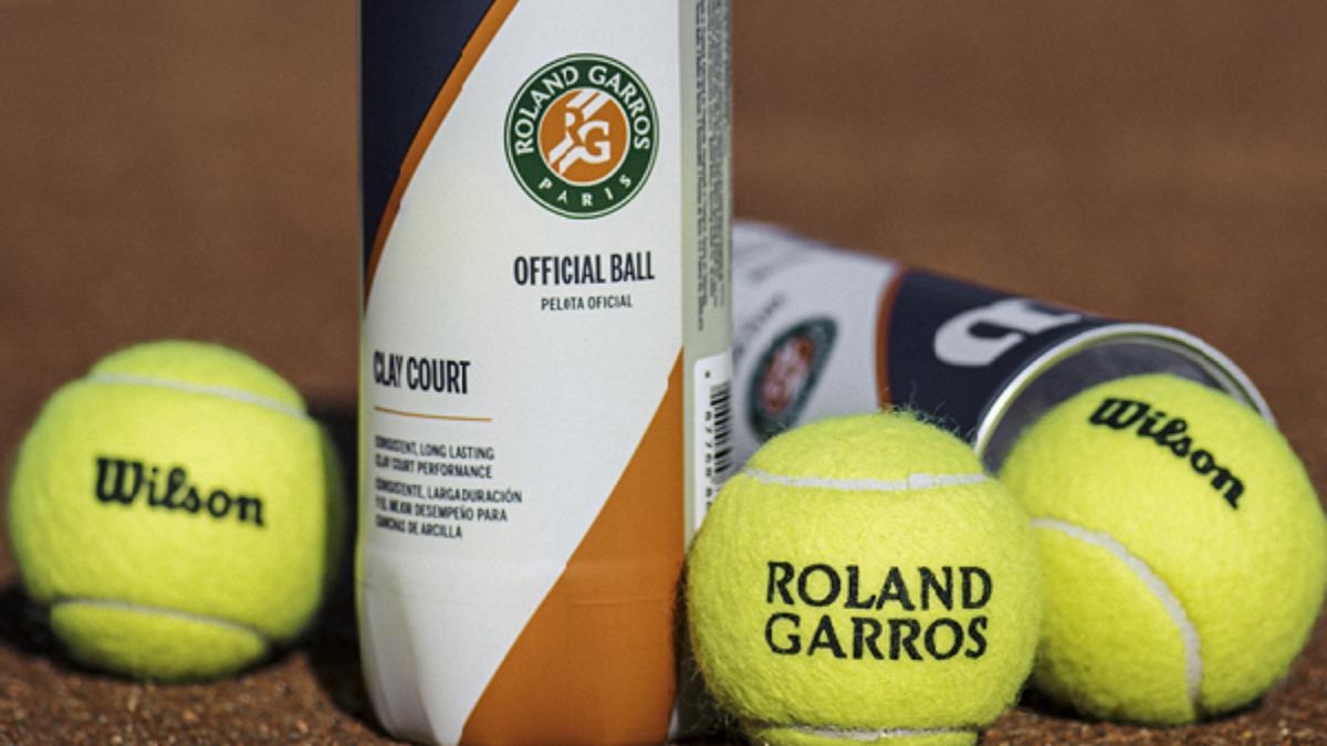 Wilson pelota oficial de Roland Garros