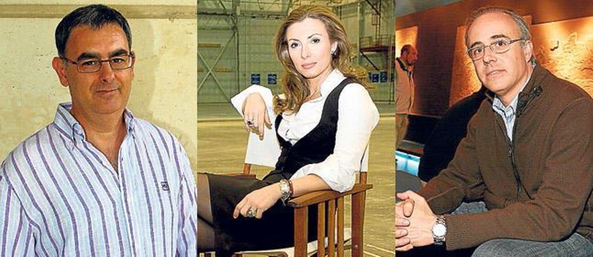 José Ferrándiz Lozano, Elsa Martínez y José Alberto Cortés.