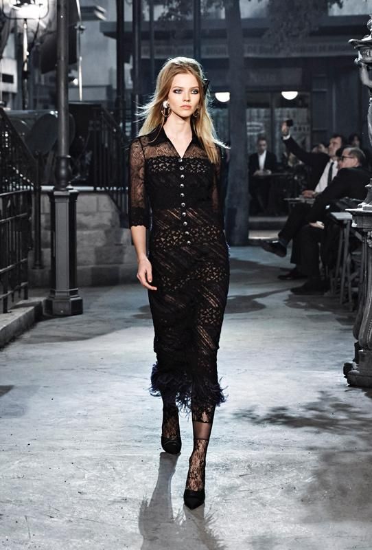 Chanel Pre-Fall 2016, vestido de encjae