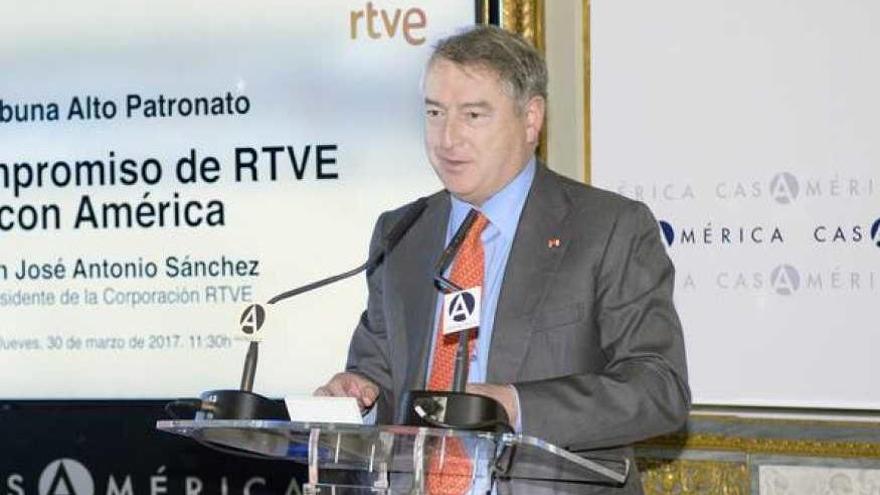 El presidente de RTVE, José Antonio Sánchez.