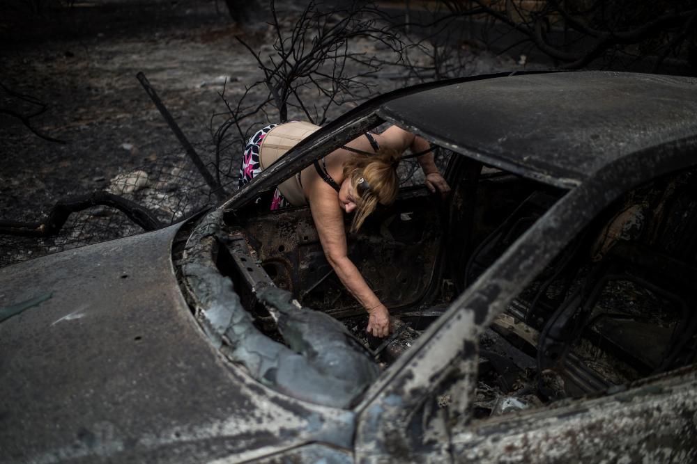 Las consecuencias de los incendios de Atenas