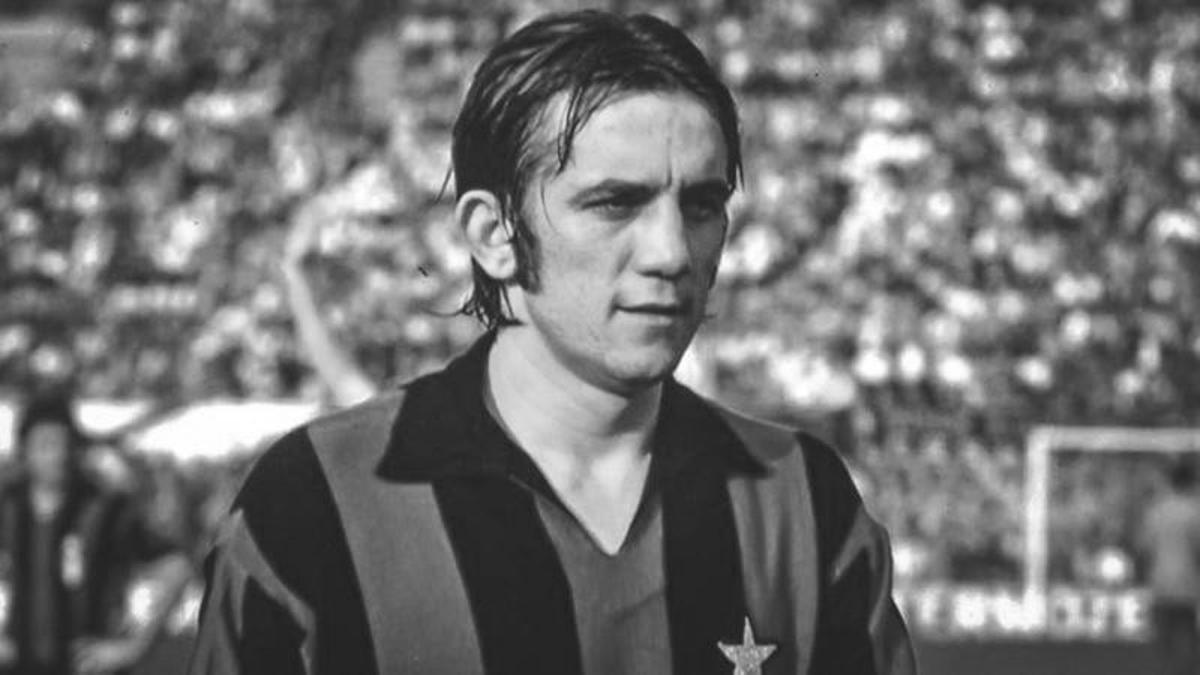 Boninsegna, en un partido con el Inter.