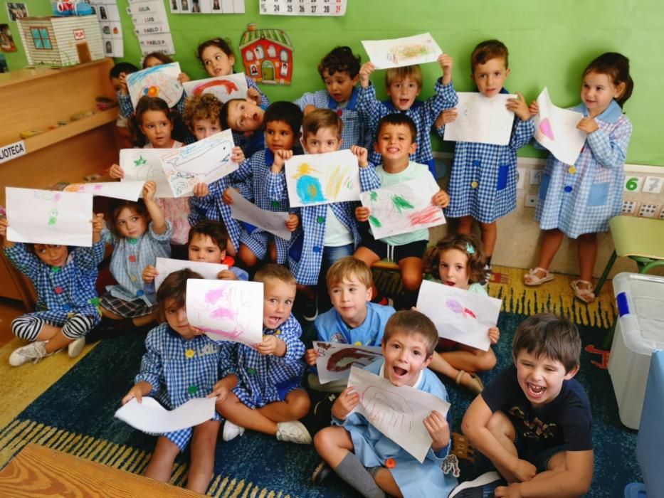 Primer día de clase en el CEIP Álvarez Limeses.