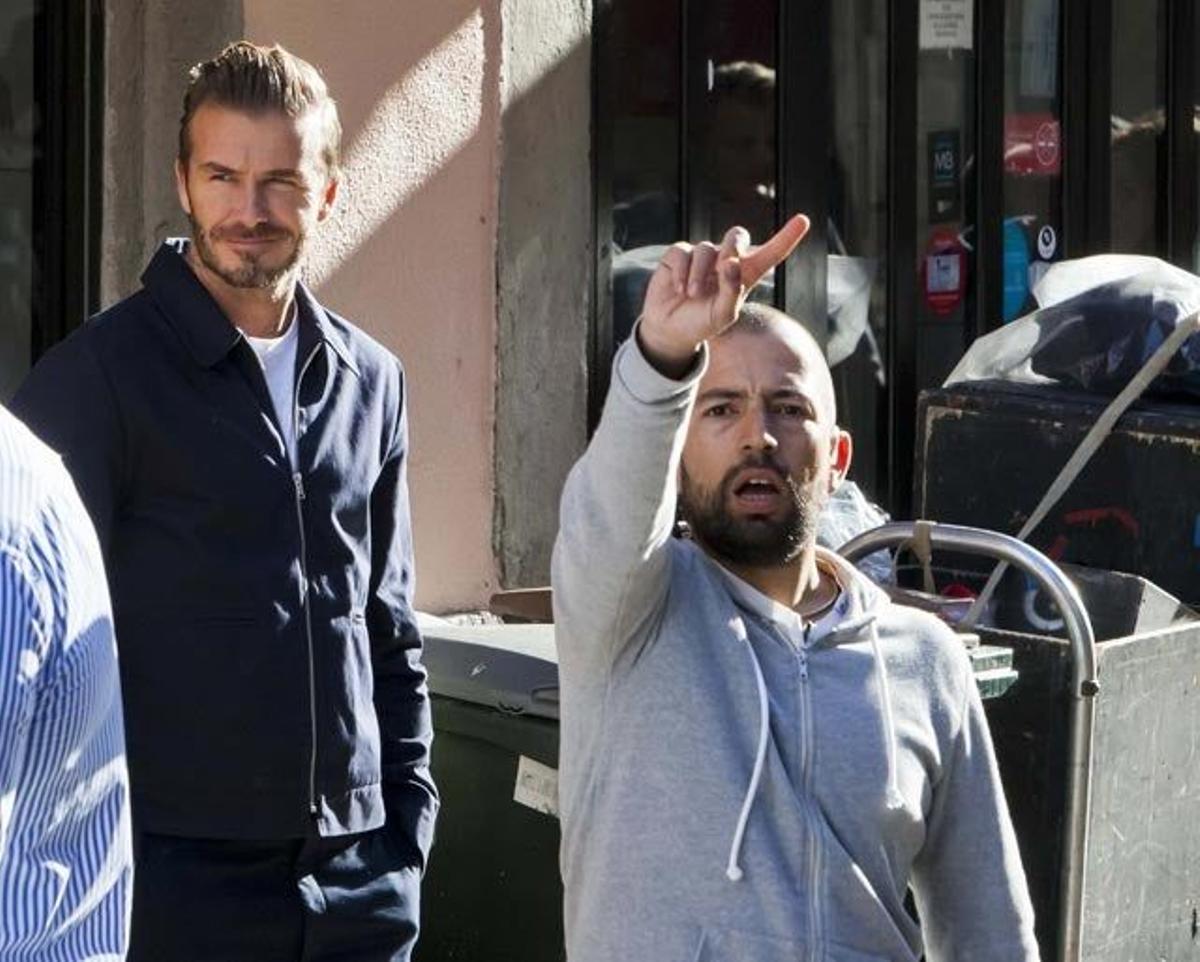 David Beckham rueda su nuevo anuncio en Lisboa