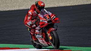 Francesco Bagnaia, durante una carrera.