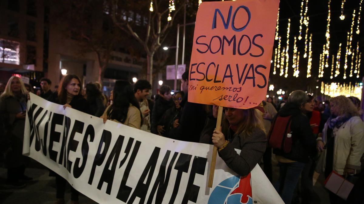 Manifestación 25N día para la erradicación de la violencia machista contra las mujeres 