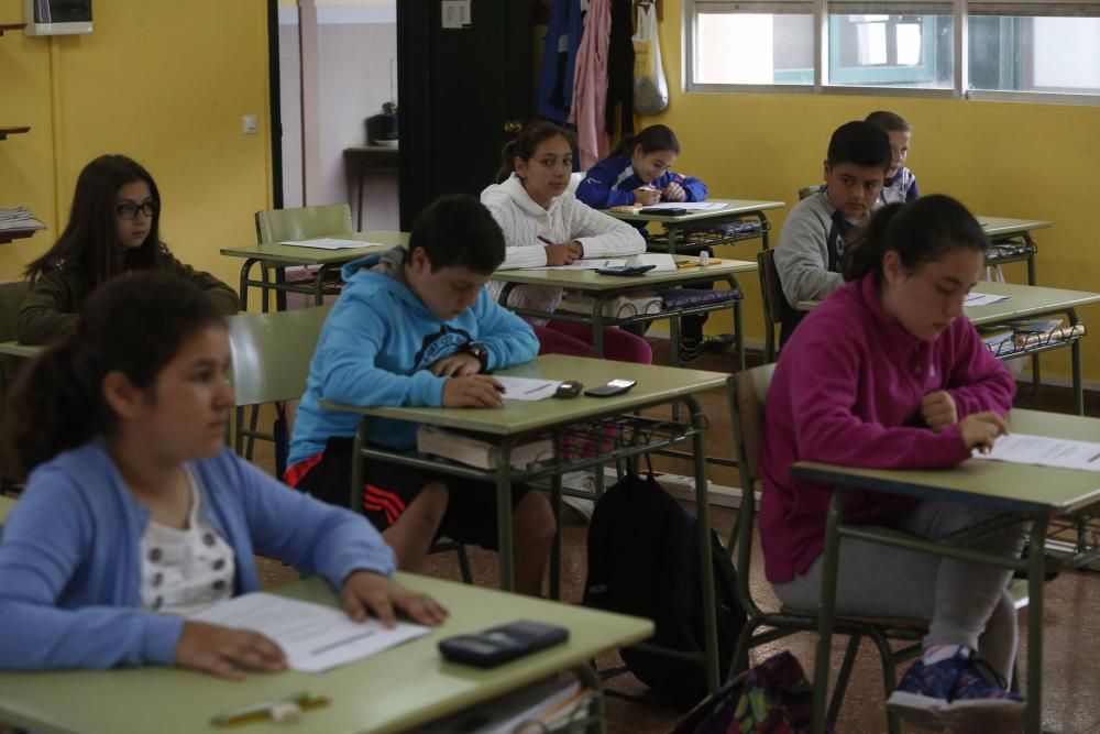 Reválida de sexto de Primaria en el Marcos de Torniello, Avilés