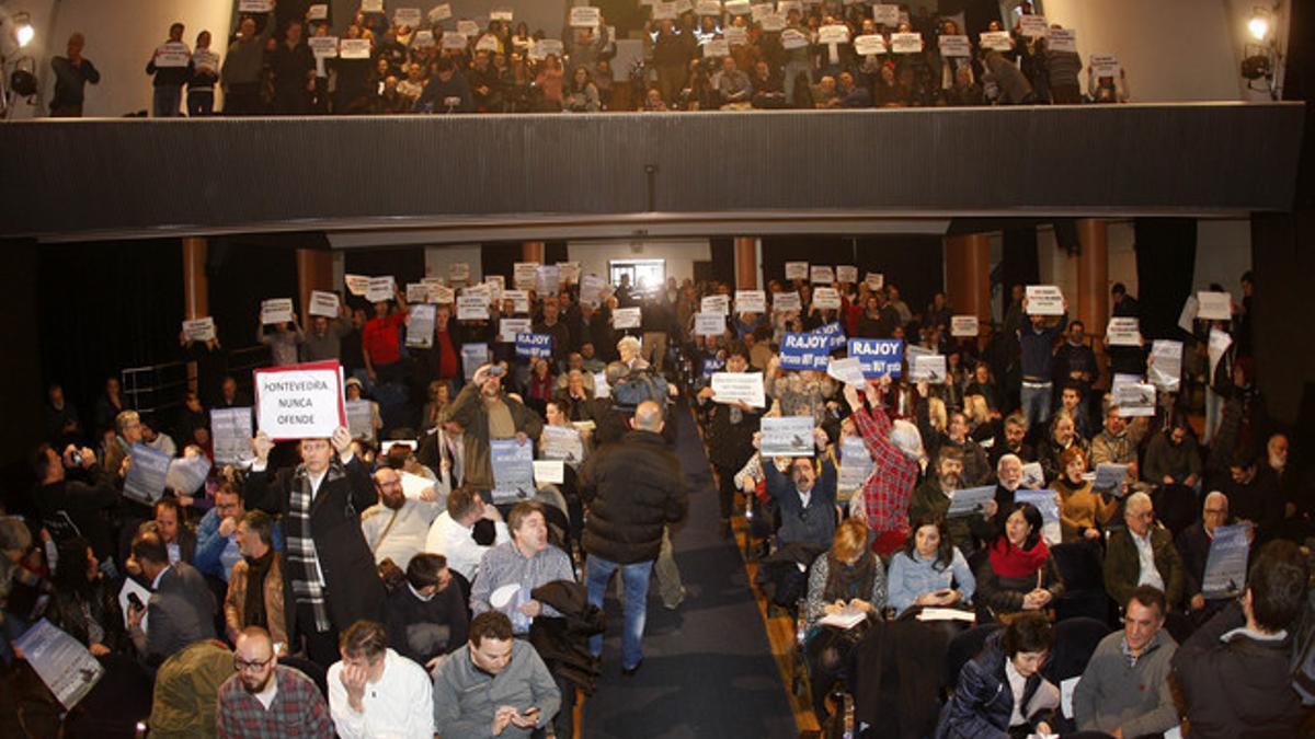 Pleno municipal de Pontevedra, que nombrará a Rajoy 'persona non grata'