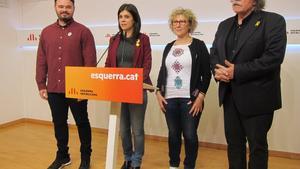 Gabriel RufiÃ¡n, Marta Vilalta, Mirella CortÃ?s y Joan TardÃ  (ERC)