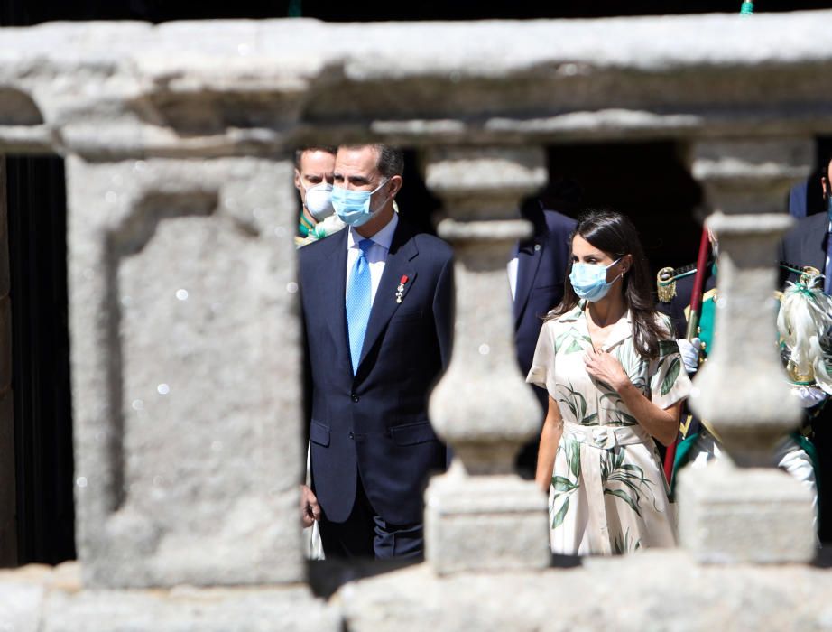 Don Felipe y Doña Letizia se unen a los actos del Día de Galicia en la catedral compostelana.