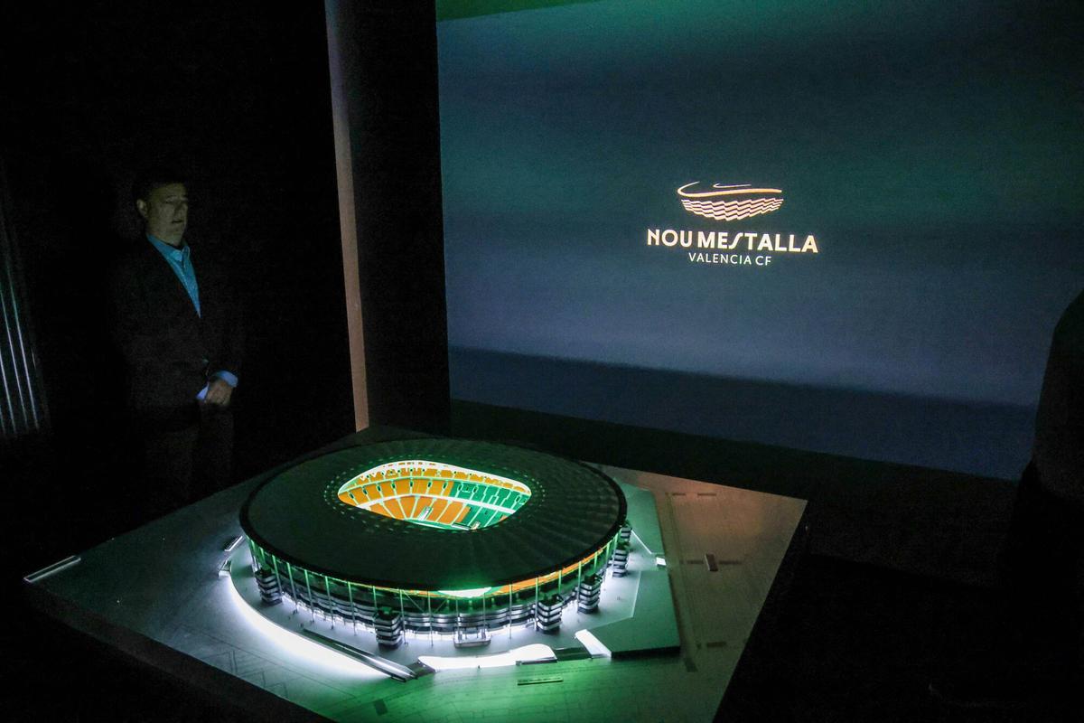 Valencia VLC SPD visita al espacio Valencia CF Experience del Nou Mestalla
