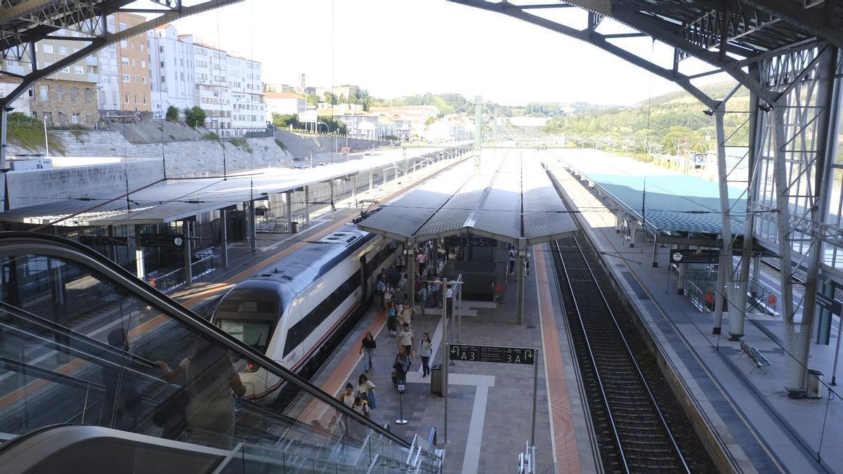 Estación de tren de Santiago, en ancho ibérico