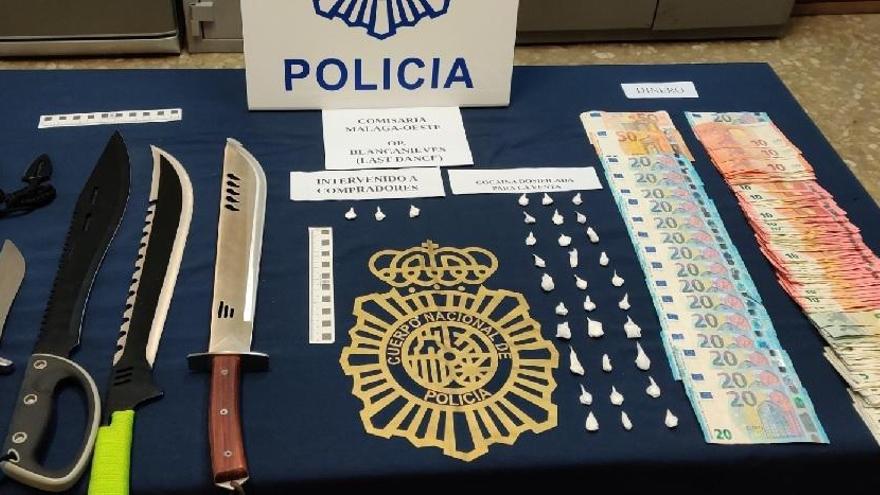 Material incautado en la Operación Blancanieves